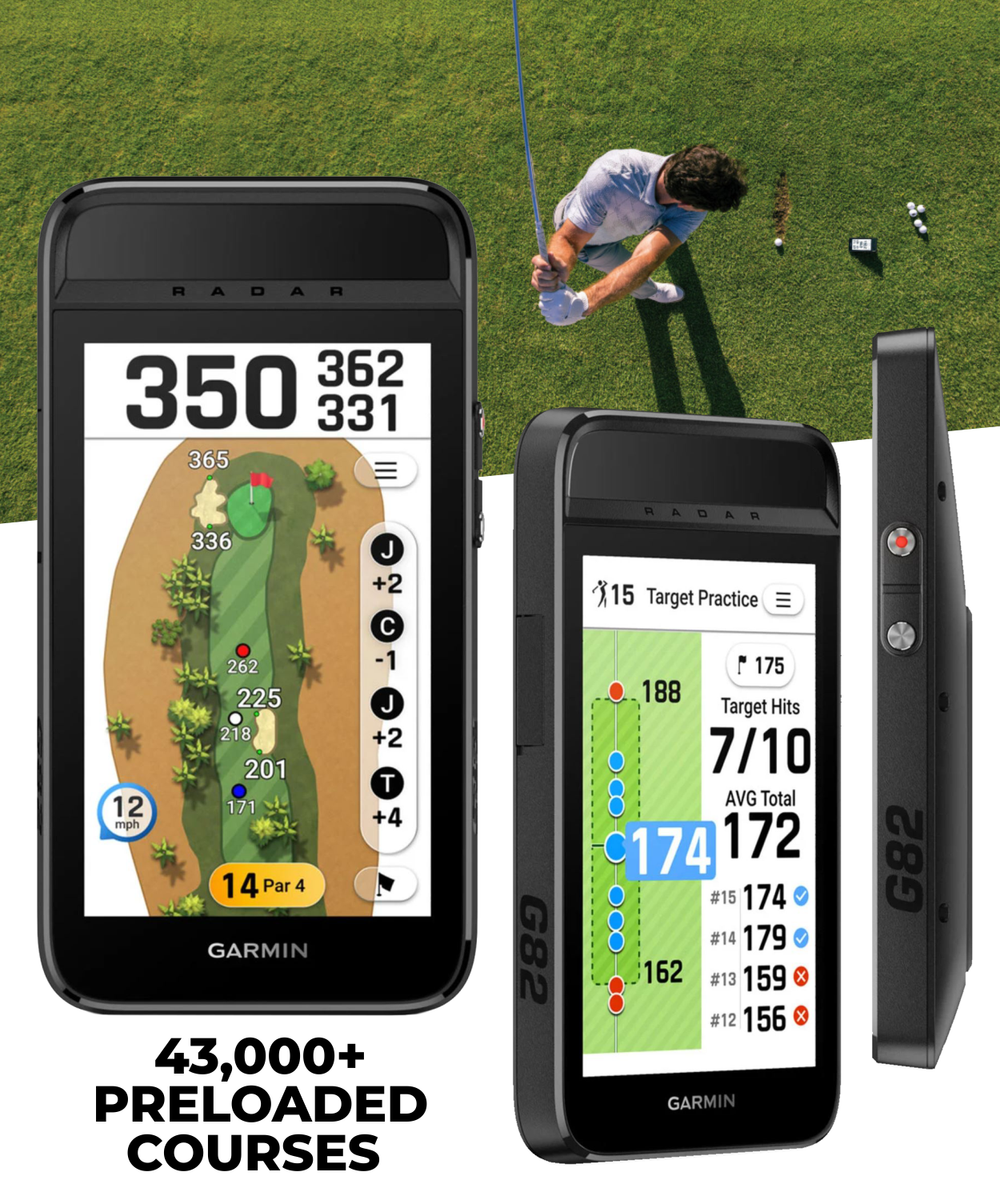 Garmin Approach G82 Portable Golf Launch Monitor Premium GPS