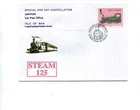 Isle of Man 1998 Railway FDC Santon Post Office cancel
