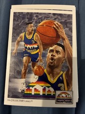 1991-92 Upper Deck Chris Jackson # 89 Denver Nuggets Checklist NBA 1991 1992