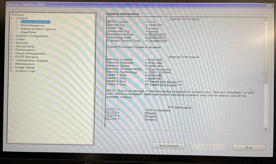 Dell OptiPlex 9010  Intel Core i7-3770 8GB 3.4Ghz - Image 3 of 4