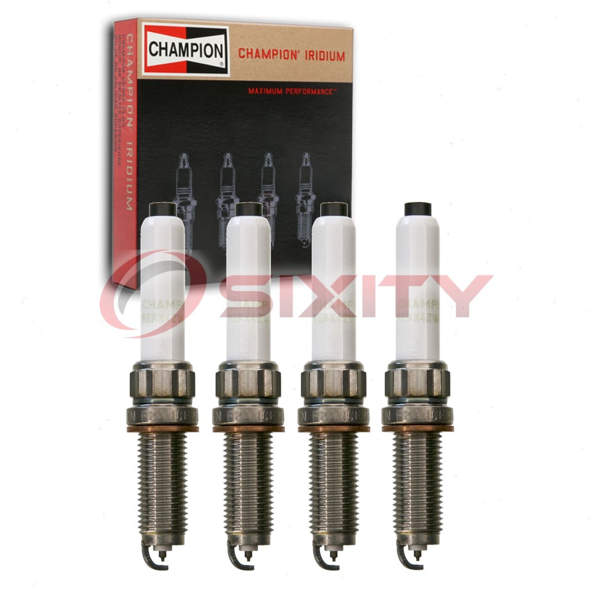 4 pc Champion Iridium Spark Plugs for 2017-2019 BMW 330i 2.0L L4 Ignition dl