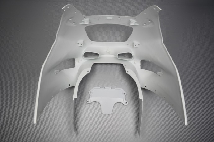 Carénage avant pour Kawasaki ZZR 600 de 1994 à 2005 en ABS injecté noir