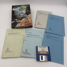 Star Fleet I The War Begins Commodore Amiga Big Box CIB v2.1 Tested Interstel image