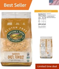 Organic Honey'd Corn Flakes - 158.4 Ounces, Gluten-Free, Eco-Friendly Packaging