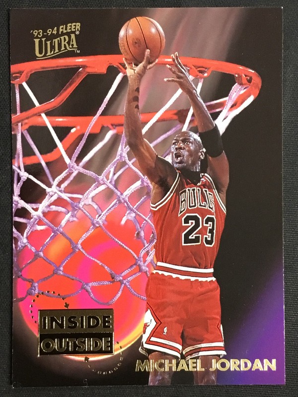 1993-94 Ultra #4 Michael Jordan Chicago Bulls Inside Outside MINT NO RESERVE!