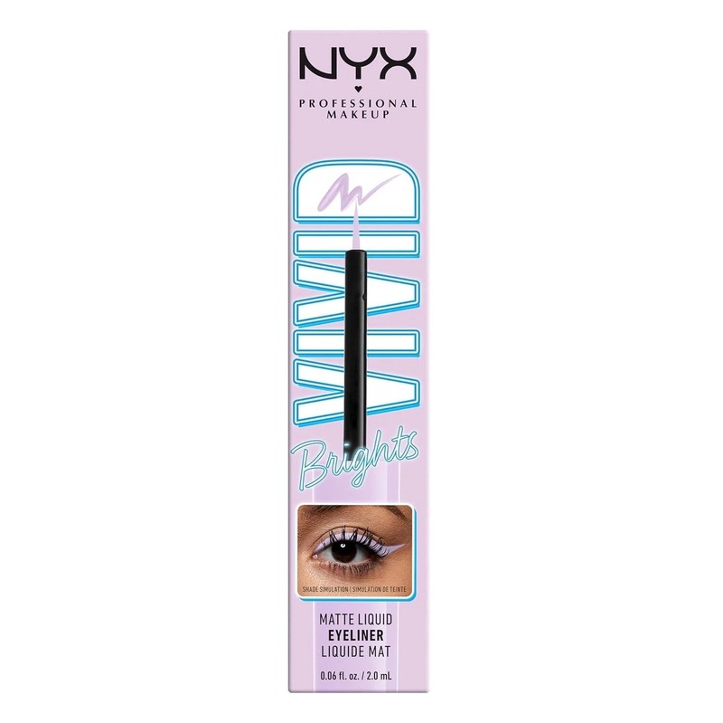 NYX PROFESSIONAL MAKEUP Vivid Brights Liquid Eyeliner Liner - 07 Lilac Link