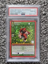 2022 Metazoo Wilderness Bigfoot Holo Ebay Edition Stamped #1 PSA 10