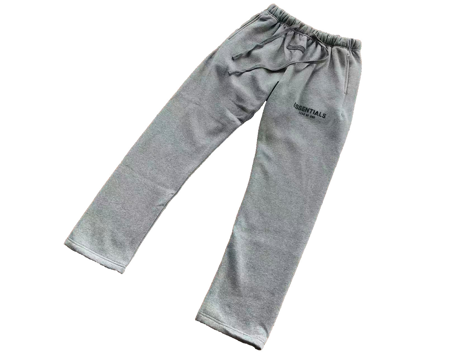 NWT Fear of God Essentials Dark Gray Sweatpants Black Mens Size Medium Fleece