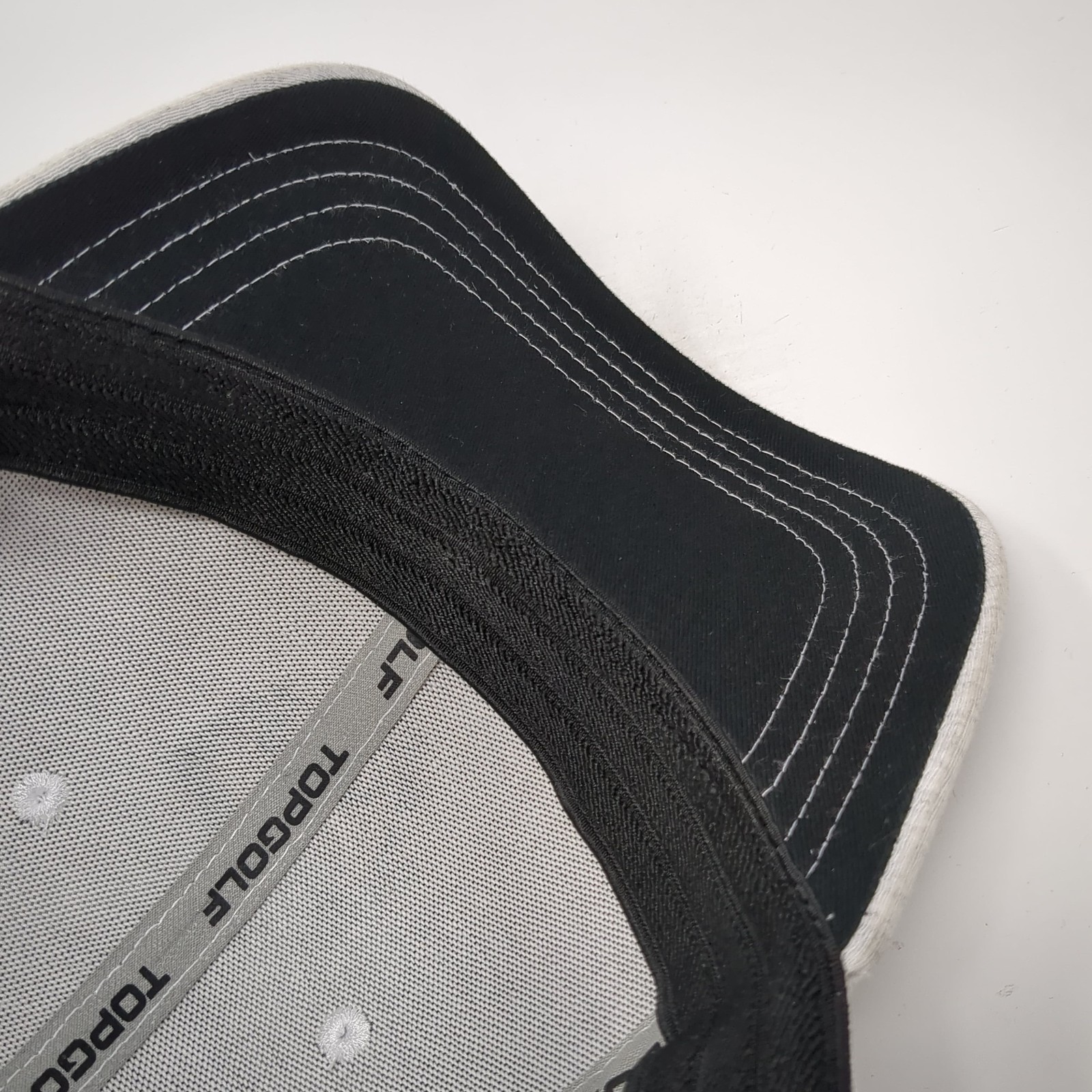 Topgolf Fitted Hat Solid Gray XL Embroidered Vent… - image 8
