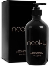 Aceite de masaje de vainilla con aceite de coco fraccionado. 16 onzas