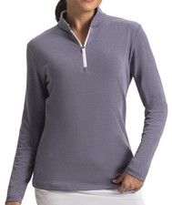 NEW Ladies FootJoy WOMENS 1/4 Zip BLADE COLLAR GOLF JACKET, DUSTY VIOLET, SMALL