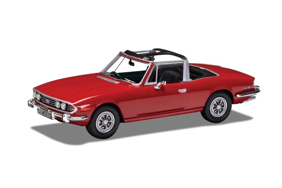 CORGI VANGUARDS VA10113 - Triumph Stag Mk1, Signal Red - 1:43 Model Car - Image 2 of 4