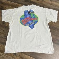 Vintage 90s Planet Hollywood Honolulu T Shirt Adult Size M Medium White Tee