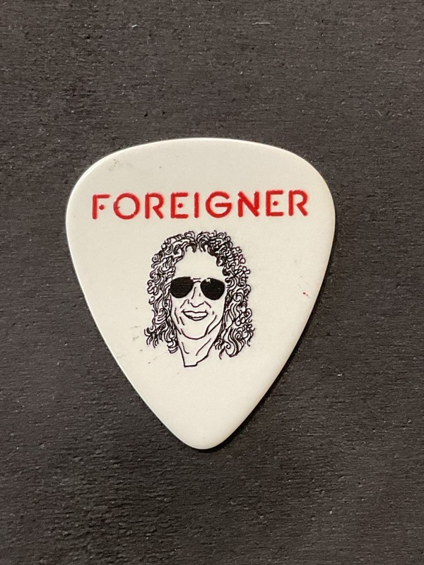 Bruce Watson Foreigner Take 2 2020 Portrait Guitar Pick (O)