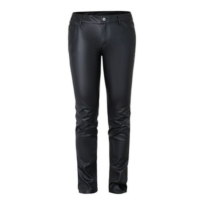Forplay Kunstlederhose Damen Kunstleder Hose schwarz