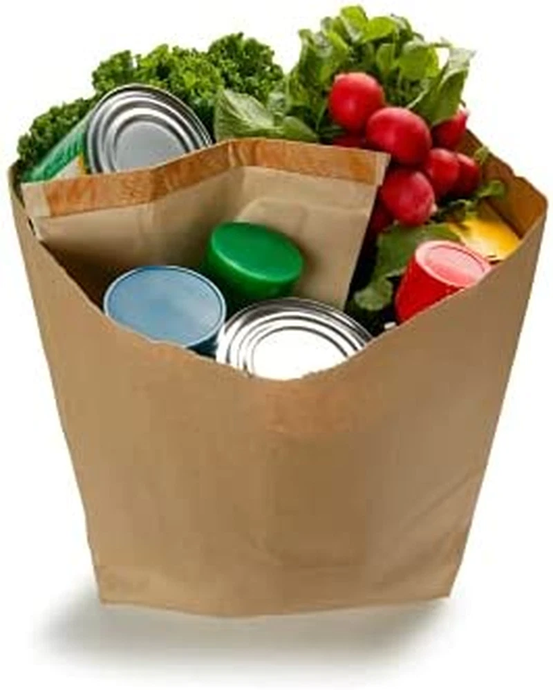 Heavy duty online paper grocery bags