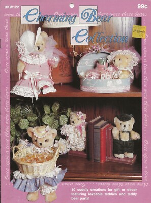 Hearts + Ruffles BKW121/Charming Bear Coll. BKW122 (1990 Wang's Internat'l)