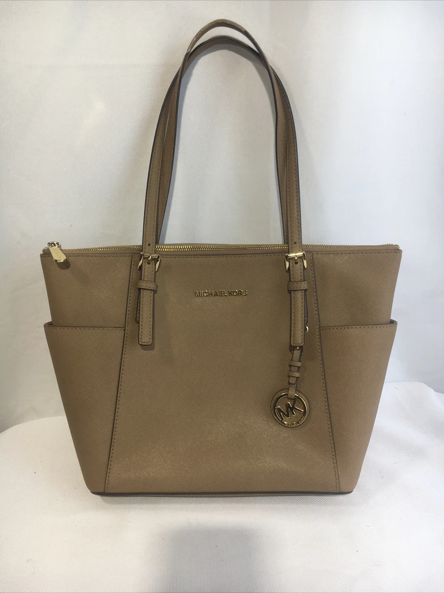 Michael Kors Jet Set Black Leather Shopper 30F2GTTT8L-001