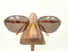 Vintage Logo Paris 1401 006 Tortoise Gold Half-Rimmed Sunglasses FRAMES ONLY