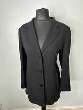 Marina Rinaldi Ladies Black 3 Button Jacket/blazer Size 19/ Uk 14