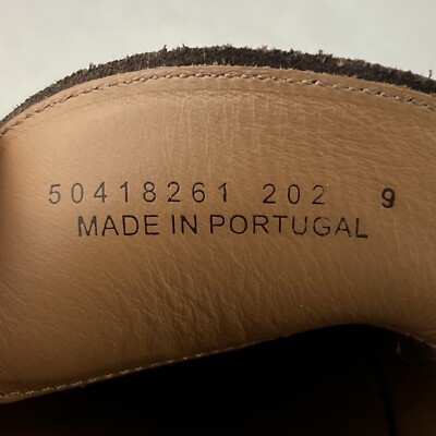 Hugo Boss Brown Leather Horse Bit Dress Loafer Shoes  display picture 2