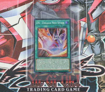 Yugioh Spell Card EN - Engage Neo Space POTE-EN051 1st Edition Super Rare 