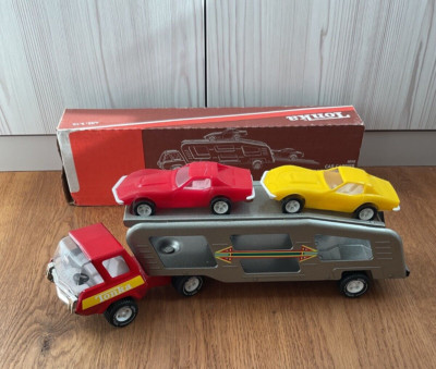 Tonka Toy Car Carrier Truck Canada NOS Box no Lookbook Mustang Cars