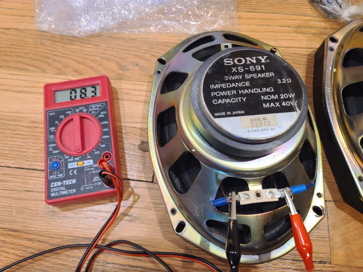 Vintage Sony XS-691 3 Way Speakers Japan RARE | eBay