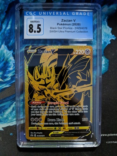 Zacian V graded CGC 8.5 for sale on eBay