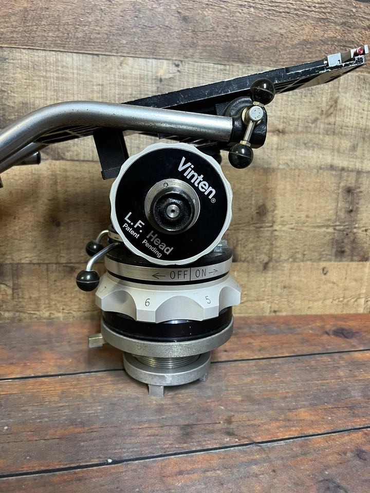 Vinten Modelo T2 L.F. Cabezal de Cámara, Calidad Profesional Hecho en Inglaterra Foto 3 de 4
