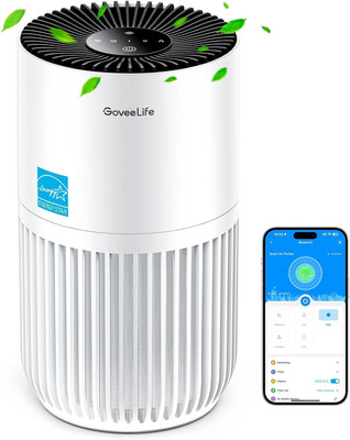 GoveeLife Mini Air Purifier for Bedroom, HEPA Smart Filter Air Purifier with App