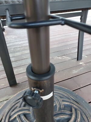 Umbrella Sleeve 2.0 to 1.5'' Rod Stabilizer for 1.5 inch Umbrella Rod 3D printed