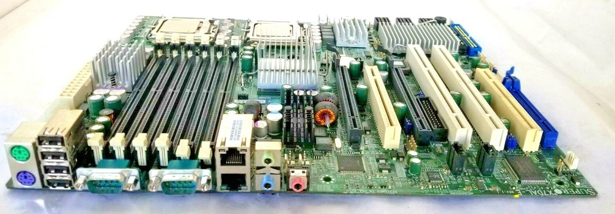 SUPER X7DAL-E REV 1.1 MOTHERBOARD + DUAL 2.5GHz INTEL XEON SLANV