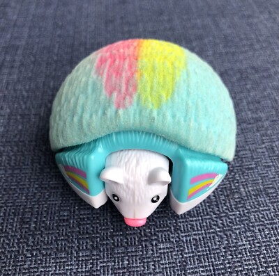 Little Live Pets Hedgehog Toy RAINBALL Blue Rainbow ROLLS