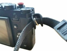 Black Leather Camera Straps Hand Grips for Fujifilm for sale