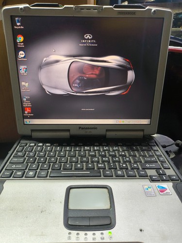PANASONIC CF-29 USED WORKING CONDITION WITH WITECH AND TIS2000 SOFTWARE CHARGER