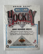 1991-92 UPPER DECK HOCKEY SET SEALED FACTORY HIGH NUMBERS 200 Cards TKACHUK RC