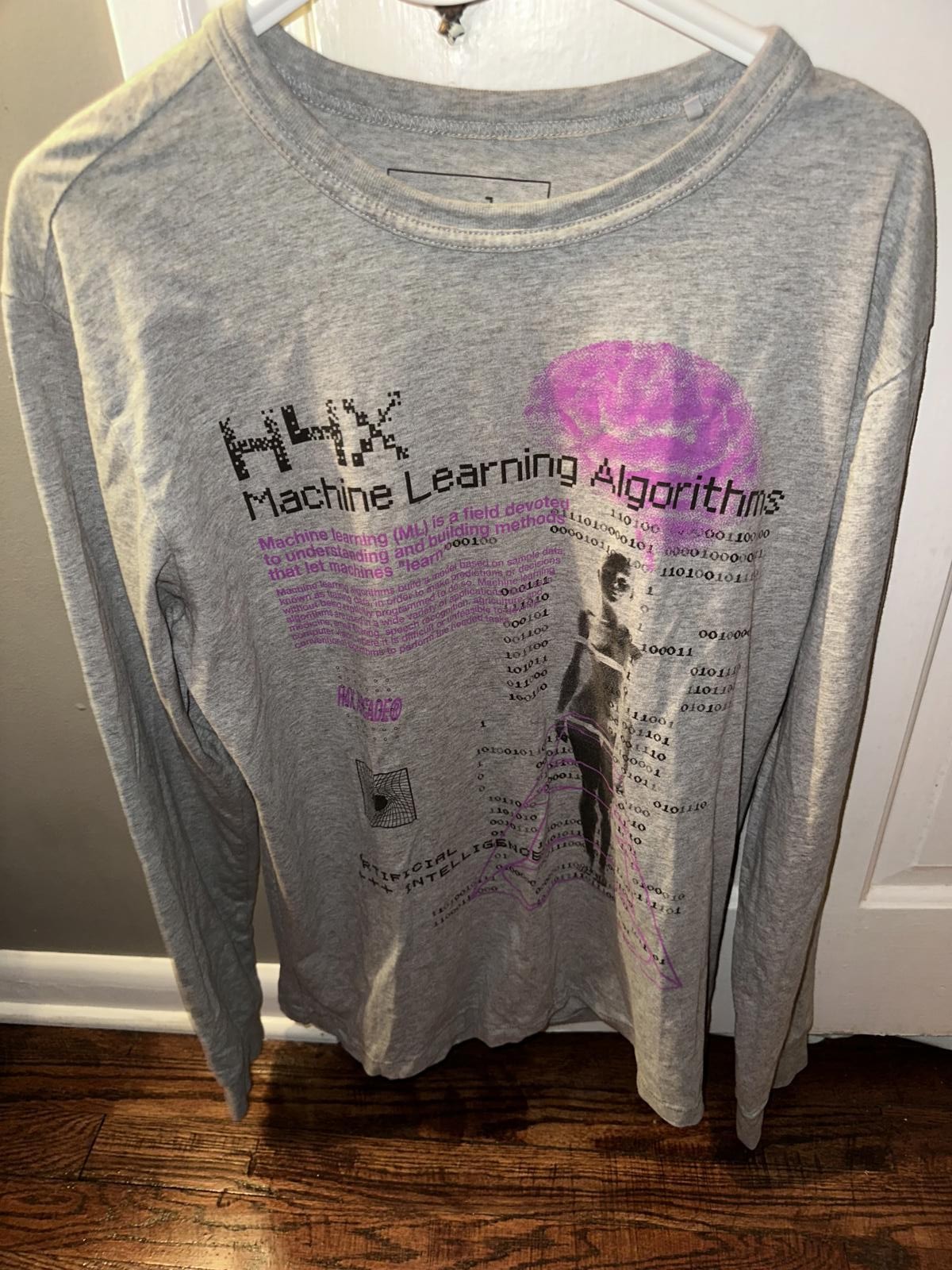 H4X Machine Learning Algorithms Graphic Long Slee… - image 2