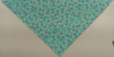 Buster Brown Dog Bandana/Scarf, Aquamarine, Bones, Balls, XS, S, M, L