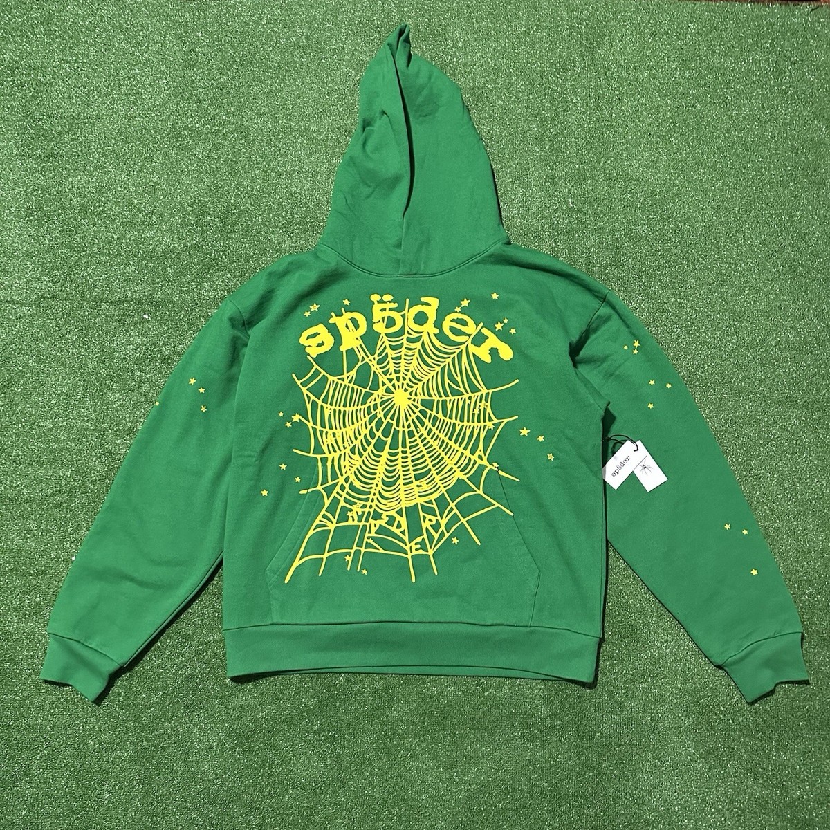 Sp5der Worldwide Star OG Web V2 Hoodie Green Size XL | eBay Sp5der Worldwide Star OG Web V2 Hoodie Green Size XL | eBay