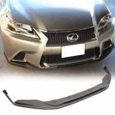 Fit For 13-15 Lexus GS350 450 F Sport 4Dr Sk Front Bumper Lip PU