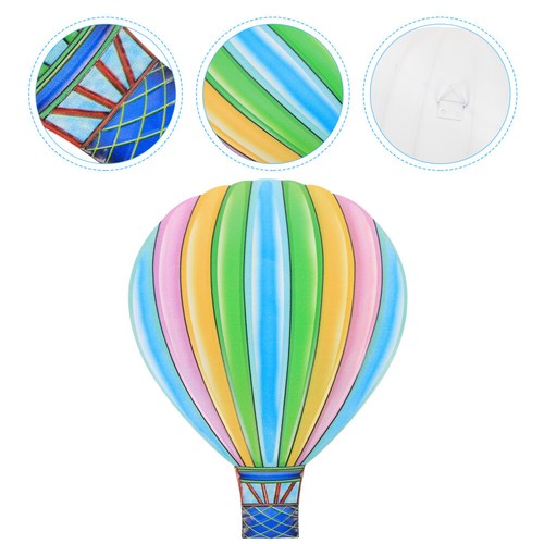 Pendentif En Or 18 Carats Représentant Une Montgolfière, Serti De Rubis - Bijou D'occasion