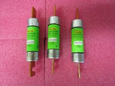 Lot of 3 Bussmann FRN-R-100 Energy Effecient Dual Element Time-Delay Fuse 250VAC