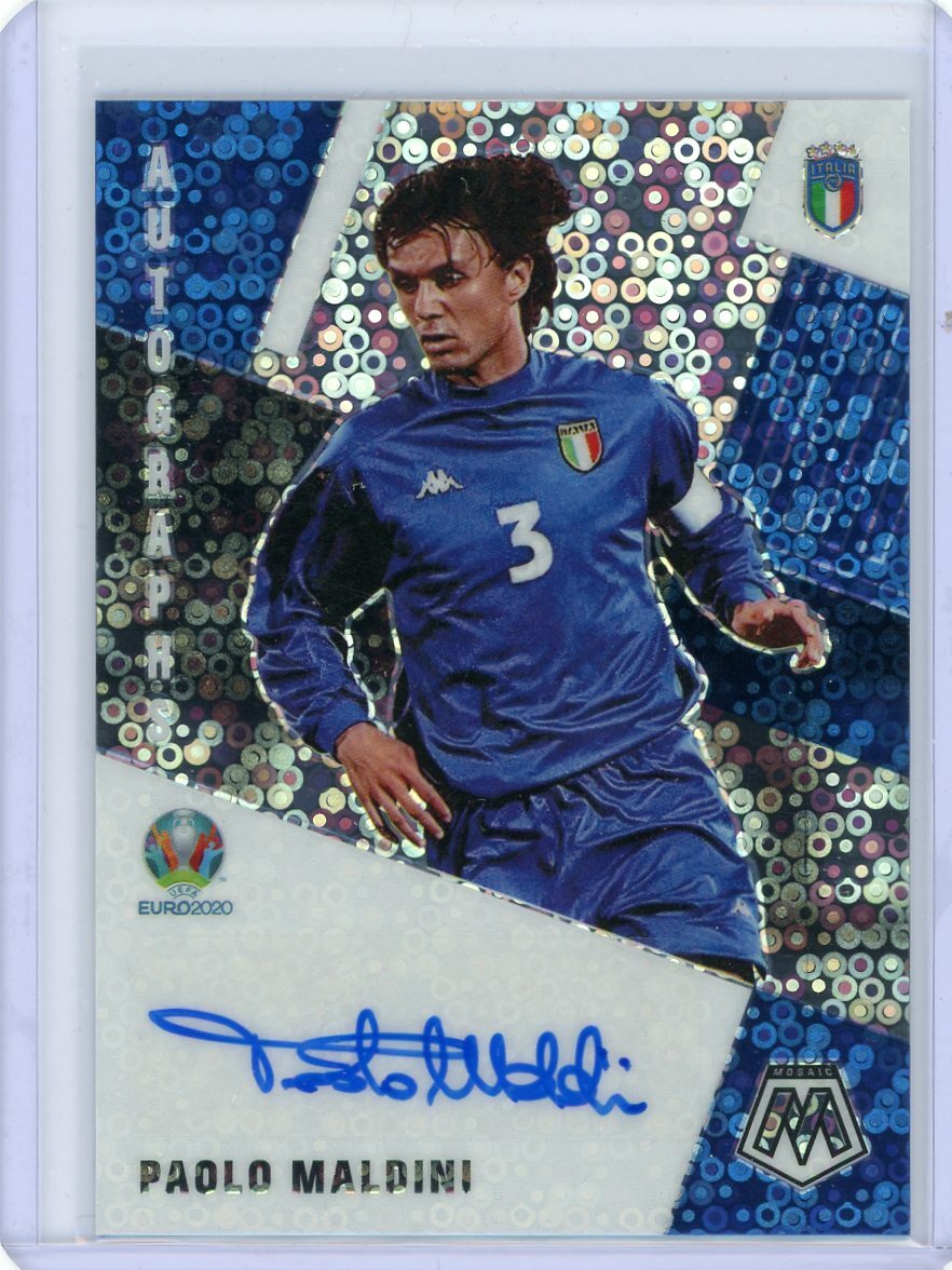 その他 Paolo Maldini auto psa10 panini 2021-22 Paolo Maldini Black Parallel Auto #7/10 Topps Chrome
