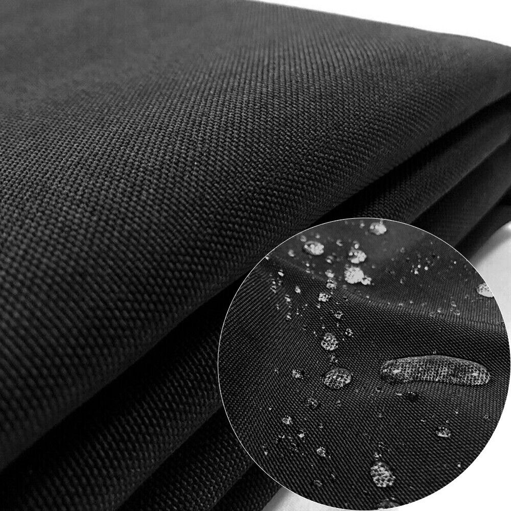 1000D Thick Nylon Fabric Black PU Coatng Cordura Anti-tear Wear-resistant  Cloth