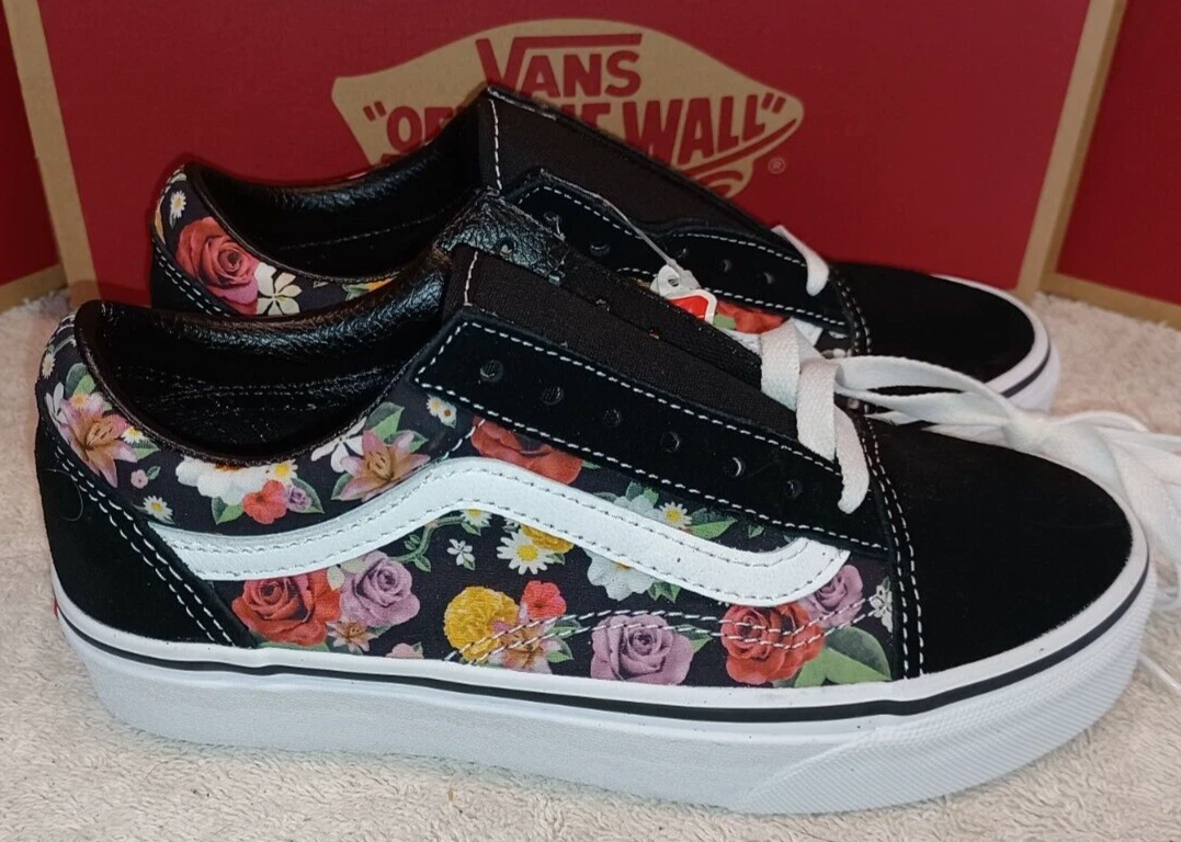 Vans Sk8-Low Slip-On Classic Canvas Skateboard Sneaker Flower Print Men 11 NWOB Vans Sk8- Low Vintage Floral for sale | eBay main image 4