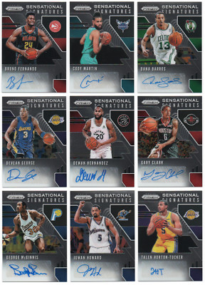 2019-20 Panini Prizm Sensational Signatures Auto Pick Any Complete Your Set