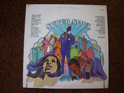 SUPER SOUL Wand LP Redding Pickett Barnes Burke Robinson Wood Shaw & COMPILATION