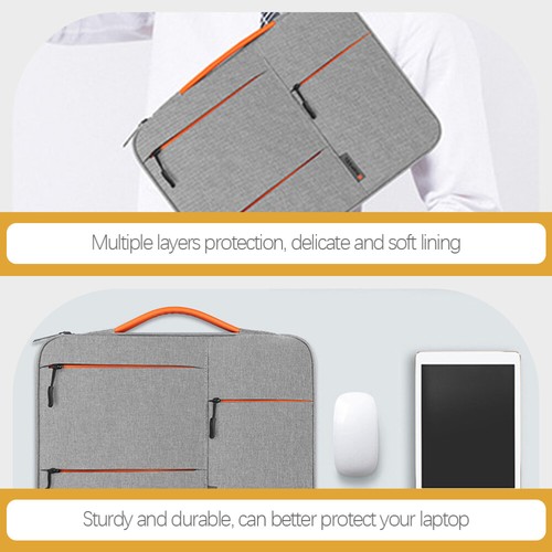 Fleece -Liner -Tasche Arbeit Fräulein Schlanke Laptop Laptop-Abdeckung - Photo 11/12