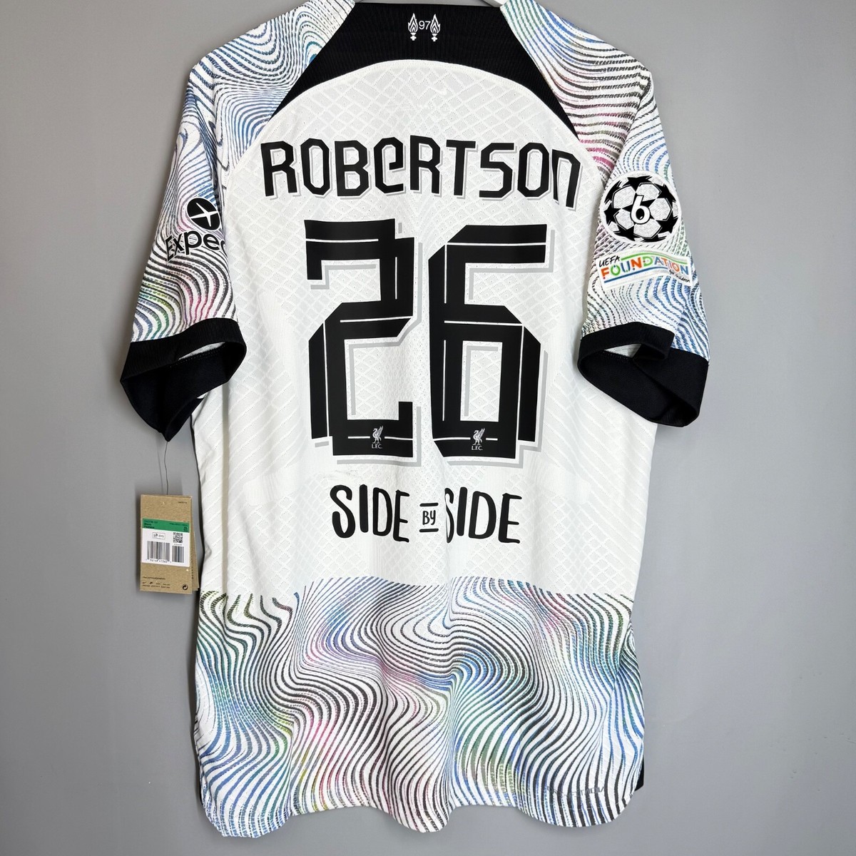 NIKE Liverpool FC ROBERTSON 26 ユニフォーム NWT LIVERPOOL 2022/2023 AWAY SHIRT JERSEY AUTHENTIC NIKE #26